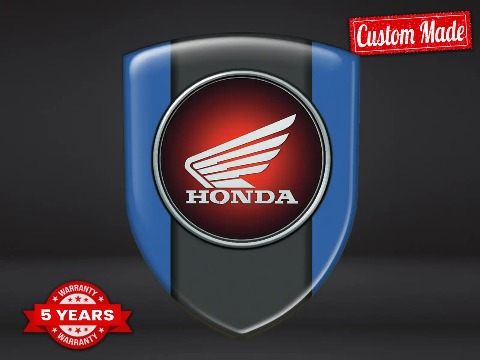 Honda Emblèmes Capot Qualité Pro Personnalisables